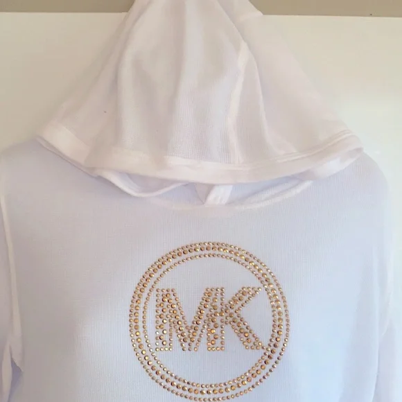 MICHAEL KORS LONG SLEEVE SHIRT WITH HOODIE - Picture 4 of 8
